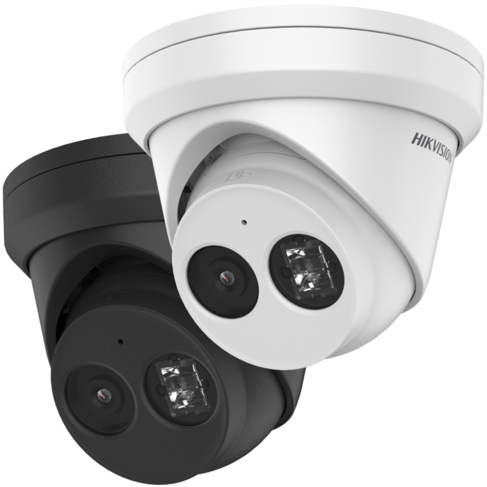 Hikvision AcuSense DS-2CD2343G2-IU 4MP Outdoor Network Turret Camera with Night Vision & 2.8mm Lens (White)