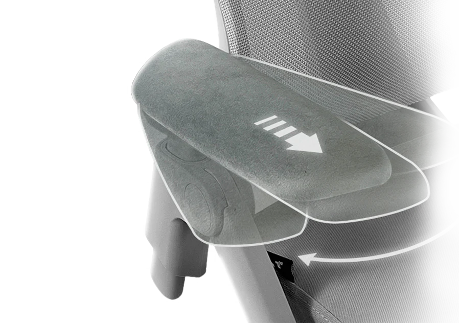 TTRacing Aeroflex Ergochair - Ashy Grey - Image 6