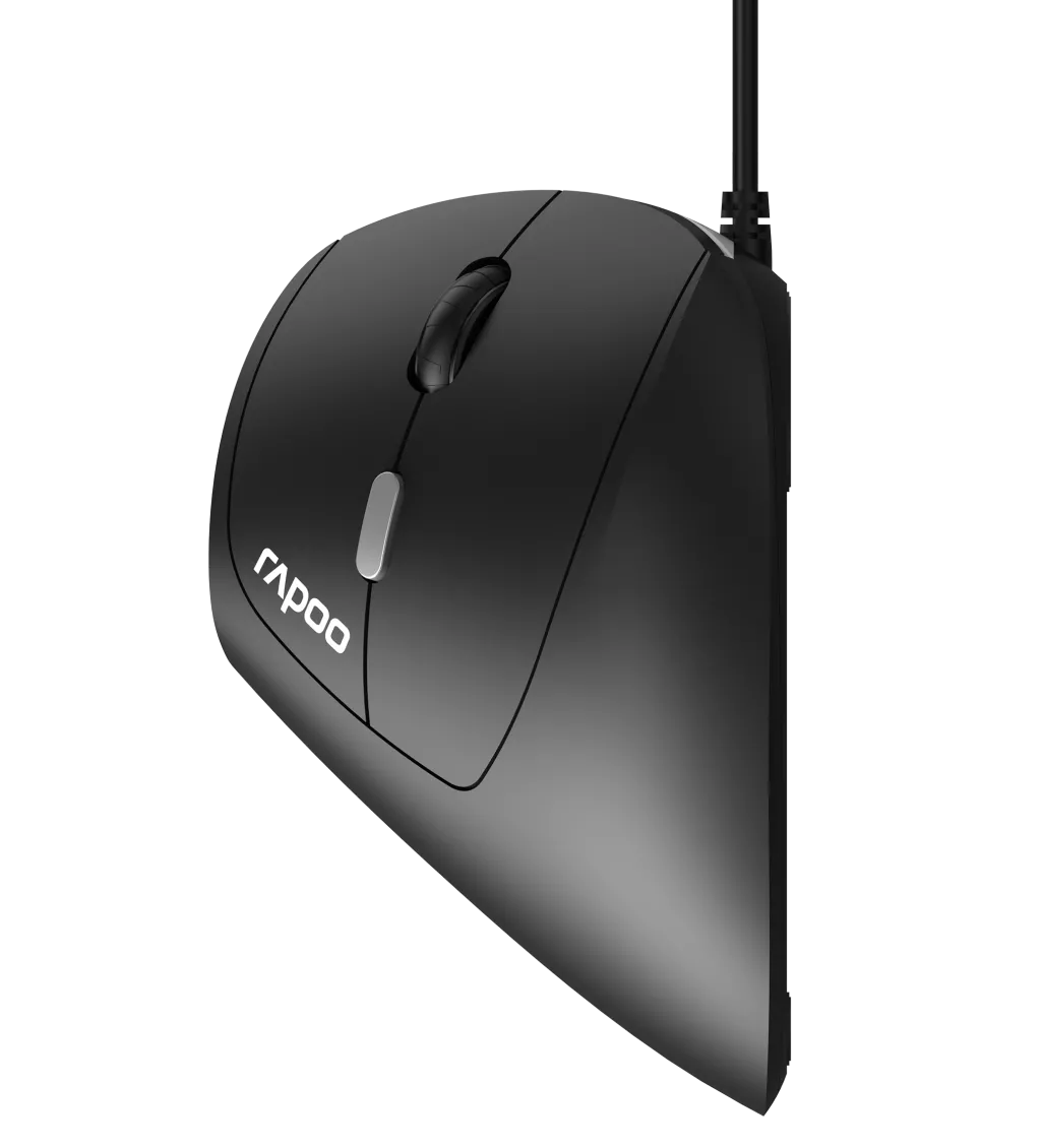 Rapoo EV200 SILENT Ergonomic Wired Mouse - Image 3