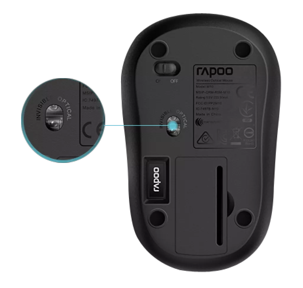 M10 PLUS Wireless Optical Mouse - Image 3