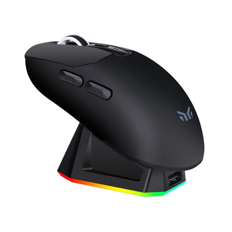 Rapoo VT3SE PLUS(VT3SE+P5) Wired/Wireless Gaming Mouse & RGB illusion backlight contact charging bas - Image 2