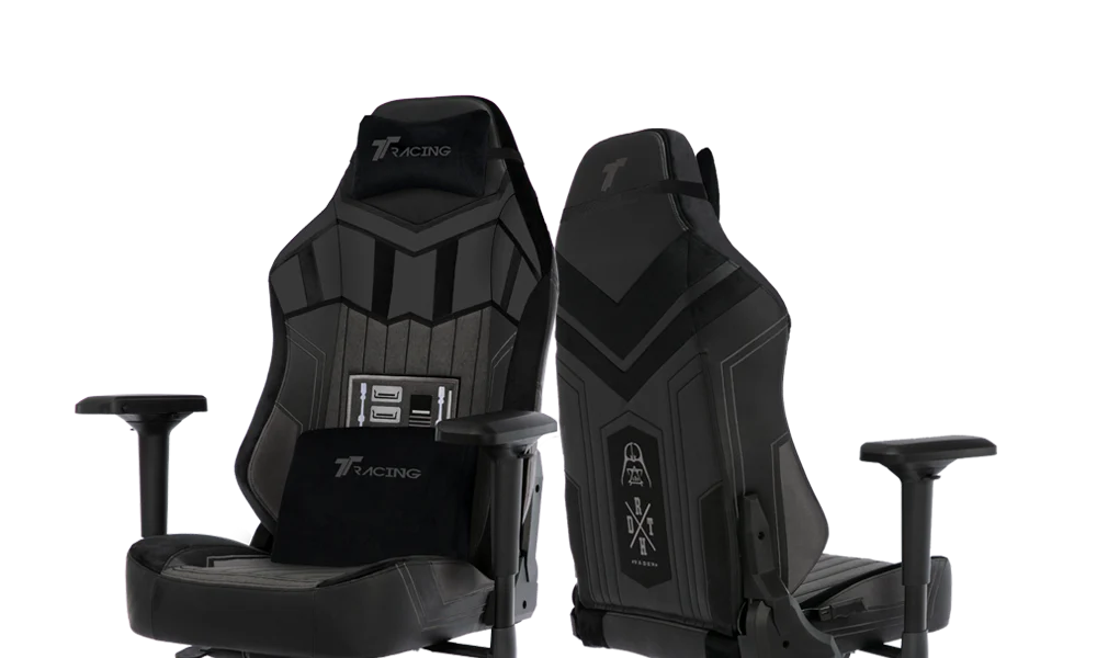 TTRacing Maxx Air Threads Fabric Gaming Chair - Darth Vader Edition - Image 2