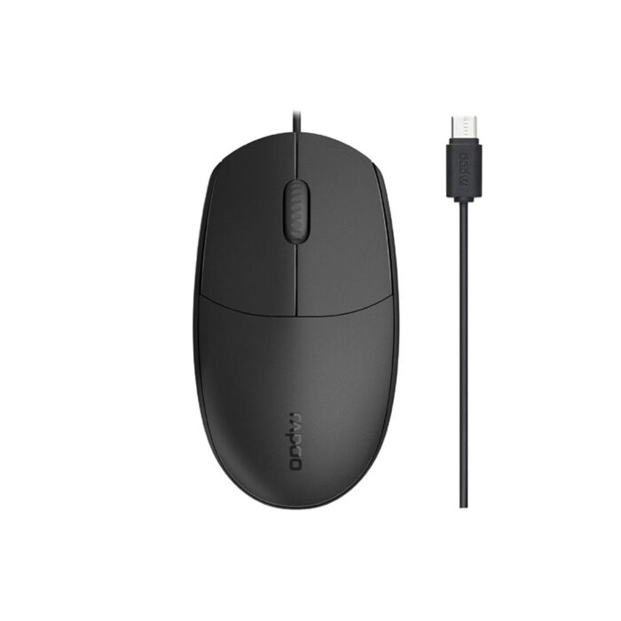 Rapoo N100C Wired Optical Mouse - Box Type