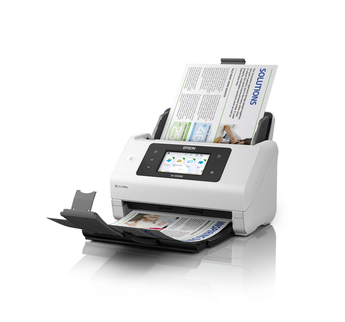Epson WorkForce DS-900WN A4 Duplex Sheet-fed Document Scanner - Image 3
